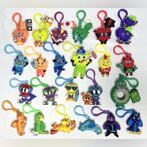 Lot of 23 American Heart Association Kid's Heart Challenge Clip Keychains